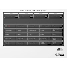 Dahua Hy-c102 4-bölge Yangın Alarm Sistemi 2x12v 5a Akü+ethernet Port