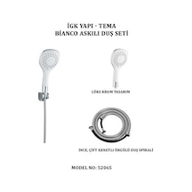 Bianco Askılı Duş Seti İle Modern Banyo Deneyimi 6998