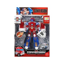 1:24 Sesli Ve Işıklı Dönüşebilen Robot 22 Cm