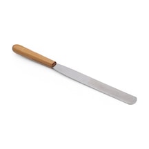 Borox Tahta Saplı Spatül Bıçaklı 27 CM Paslanmaz Spatula