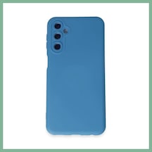 Bşkvirgo Samsung Galaxy M14 5g Uyumlu Kılıf Nano İçi Kadife Silikon - Mavi Bsk2026