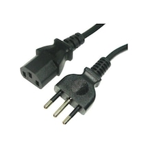 Rogfer 3 Prong Ac Masaüstü Pc İtalya Standartları Güç Kablosu, Kablo Uzunluğu: 1.5m