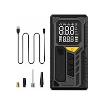 Tr Kablosuz Lastik Şişirme Pompası, 150 Psı Taşınabilir Hava Kompresörü, 4000 Mah Şarjlı Dijital Hava Basınç
