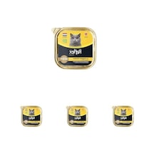 Organik Tavuklu Soslu Parçalar Yetişkin Kedi Maması 85 Gr 4 Paket 100 G
