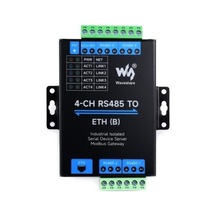 Endüstriyel 4 Kanal Rs485 - Rj45 Ethernet Modülü