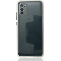 Samsung Galaxy Uyumlu, A02s Kılıf Miami Şeffaf Silikon - Şeffaf