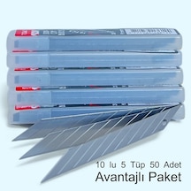 Sdı 1361 Maket Bıçağı Yedeği Dar 30 Derece Eğimli 10'lu 5 Tüp Sdı 1361 Maket Bıçağı Yedeği Dar 30 Derece Eğimli 10'lu 5 Tüp