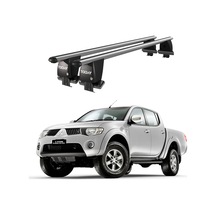 Royal Mitsubishi L200 2006-2015 Uyumlu Gri Kilitli Ara Atkı Port Bagaj Tavan Barı