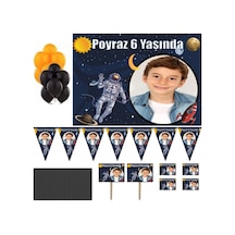 Uzay Temalı Astronot Doğum Günü Süsleri Kişiye Özel Parti Ve Magn