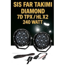 Diamond 7dtpx / Hl X2 Dimmer Ayarlı 240 Watt Motorsiklet Led Sis