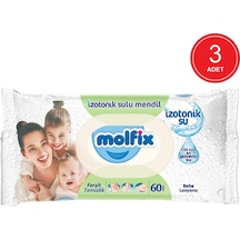 Molfix Ferah Temizlik Izotonik Sulu Mendil 3 X 60'Lı