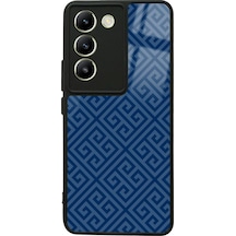 Vivo V30 Lite Blue Motif Tasarımlı Glossy Telefon Kılıfı Çok Renkli