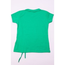 Hçm Kız Çocuk Tshirt Taş Baskılı A1 Yeşil