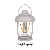 Açuk Kamp Ighıgı Su Givirmrez Aydening, Çok Fonksiyonlu Taşinabilir Asilı Retro Açık Gri Açık Gri
