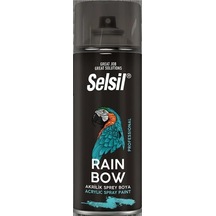 Selsil Rainbow Akrilik Sprey Boya 400 Ml Parlak Beyaz