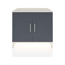 Hyperion Şifonyer 2 Raflı 2 Kapaklı 88x44x80 Aytaşı-antrasit Aytaşı