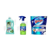Bingo Yüzey Tem. Fresh 2.5 Lt + Yağ Çözücü 900 Ml + Tablet Pro 80'li 3'lü Set Diğer