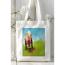 Art Hediye Hayday Oyun Baskılı Omuz Çanta Kişiye Özel Model 4 Çok Renkli