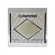 Sarar Merinos Modern Lıne Tek Kişilik Battaniye - Kemik