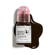 Perma Blend Darkest Brown Kalıcı Makyaj Kaş Pigmenti 15ml Diğer