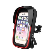 Voguecode Bisiklet Su Geçirmez Cep Telefonu Tutucusu Kırmızı Dikiz Aynası Yok 2m3z4z