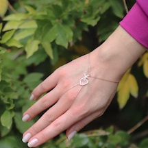 Zirkon Taşlı Rose Gold Kaplama Mevlana 925 Ayar Gümüş Şahmeran Gümüş