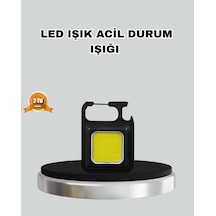 Mey İthalat Usb Şarjlı 800 Lümen Led Fener - Mini Boy, 3 Işık Modlu, Anahtarlık Tipi El Feneri