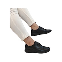 Voyager 9523 Siyah Hakiki Deri Bayan Ayakkabı Siyah