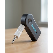 Bluetooth Aux Araç Kiti, Tüm Cihazlara Uyumlu, Siyah