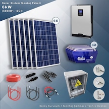 Matech 6 KW Solar Paket Sistem 6000W/gün
