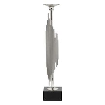 Vitale Silver Çubuk Şamdan 10 10 51 Cm Çok Renkli