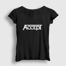 Presmono Kadın Logo Accept T-Shirt
