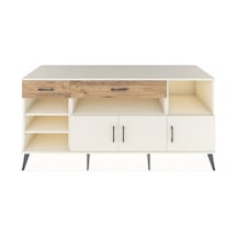 Kronos Konsol 5 Raflı 2 Çekmeceli 3 Kapaklı 176x59x83 Aytaşı-aytaşı/çam Aytaşı/çam