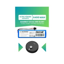 Mamibot Exvac 890 Glory Uyumlu Batarya Ultra Yüksek Kapasite 6400mah Robot Süpürge Bataryası
