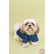 Salya Store Yeni Pou Serisi İndigo Köpek T-shirt Kk-105