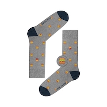 John Frank Cool Socks Uzun Çorap Multıcolor (488750764)-Std Gri