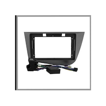 Govimaks Seat Leon 2005-2012 Uyumlu Füme 9 Inc Androıd Multimedya Çerçevesi - Soket-canbus
