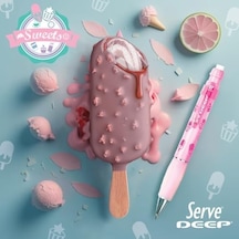 Mek Kurklm 07mm Cupcake & Dondurma Spmb -