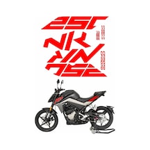 Cf Moto 250 Nk Sticker Seti Kırmızı Standart