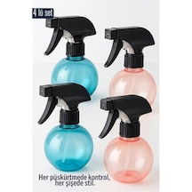 Zenvac Boş Sprey Şişe 4 X 250 Ml 4 Adet 250 Ml Renkli Sprey Şişe 4 Lü Çok Amaçlı Set 718729 Zenvac29