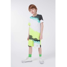 Brz Kids Baskılı Erkek Çocuk T-Shirt-Short Takım Çok Renkli (536339324)