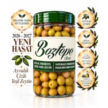 Boztepe Ayvalık Çizik Yeşil Zeytin Doğal Fermente 700 G