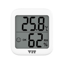 İç Mekan Dijital Isı Ve Nem Ölçer Beyaz Termometre Wvt17 Thermometer
