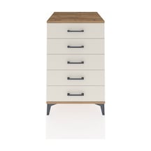Kronos Komodin 5 Çekmeceli 60x59x96 Çam-aytaşı Çam