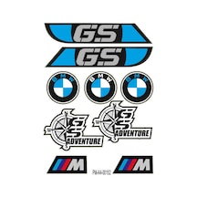 Sticker Seti Gs Bmw Tasarımlı Grenaj Kaplama 02 Nötr
