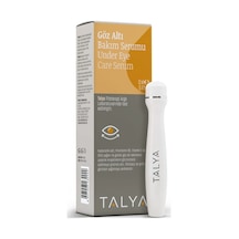 Talya Göz Altı Bakım Serumu Vitamin C Vitamin E Vitamin B5 Hyaluronik Asit 7 Özel Yağ  Roll-On 12 ML