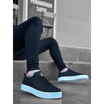 Ba0104 Bağcıklı Siyah Cilt Spor Klasik Erkek Ayakkabı