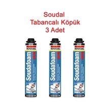 Soudafoam Gun Poliüretan Köpük, 750 Ml, 3 Adet Diğer