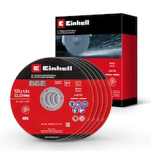 Einhell 5'li İnce Metal Kesme Diski Seti, Ø 125 mm - 49711522