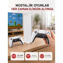 2 Kollu Kablosuz 4k Tv Uyumlu Klasik Oyun Konsolu Diğer
